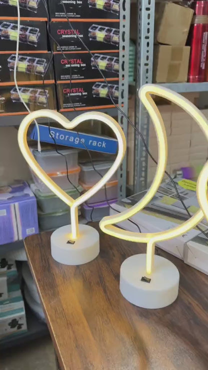 Neon Moon Decorative Lamp