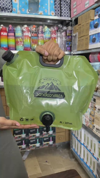 Portable 8L Folding Water Bag