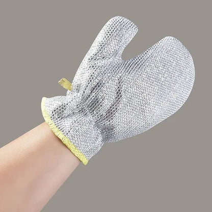 1 Pcs Reuseable Steel Wire Dishwashing Glove