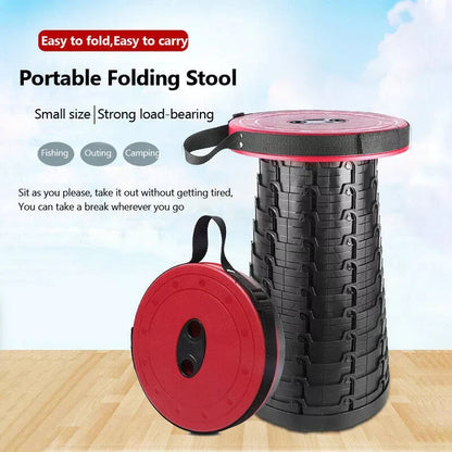 Portable Adjustable Retractable Telescopic Stool Folding Chairs