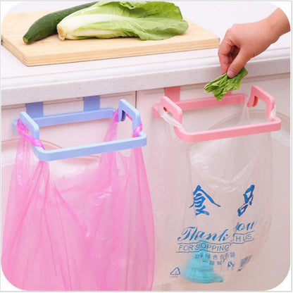 2 Pcs Plastic Garbage Bag Holder, Dustbin,Towel Rack For Kitchen