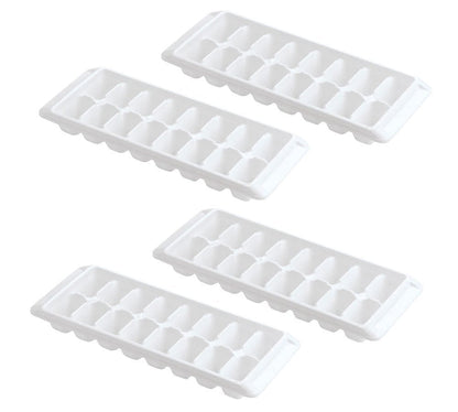 2pcs Easy Release White Ice Cube Tray(16 cubes)