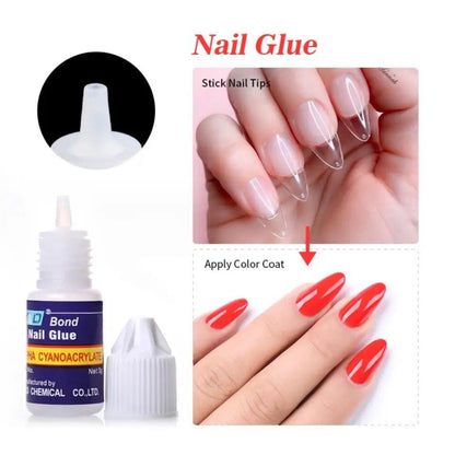 1PC Artificial Nail Waterproof Glue Bottle