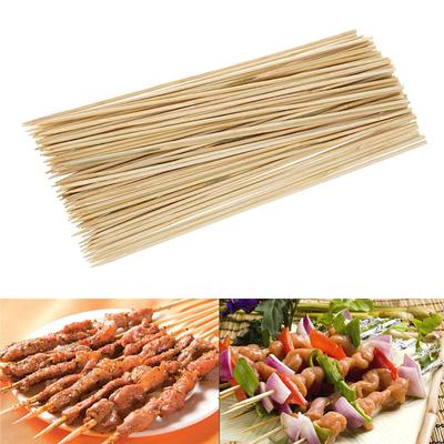 Pack Of 100 Wooden Skewers Sticks BBQ