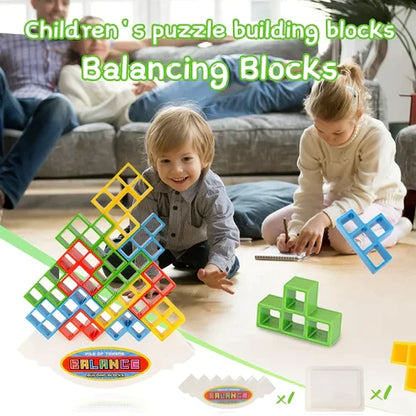 16 Blocks Interactive Balance Stacking Building Blocks Game