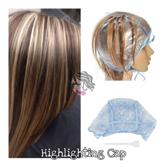 Hair Streaking Highlighting Tipping Frosting Cap