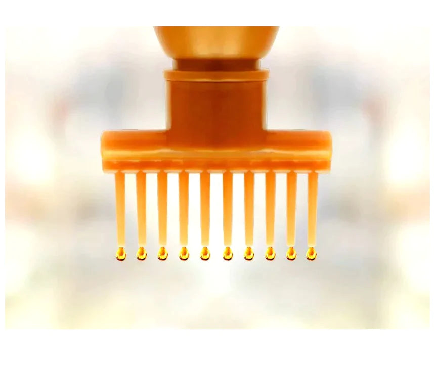 Hair Oil Bottle with Comb, Health and Beauty 