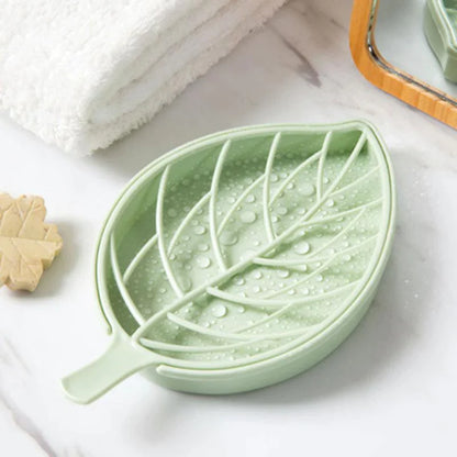 Leaf Shape Soap Holder Non Slip Soap Box