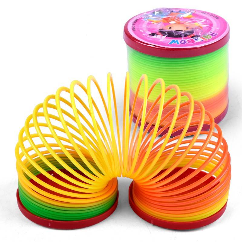 1Pcs Magic Slinky Rainbow Springs Bounce