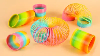 1Pcs Magic Slinky Rainbow Springs Bounce