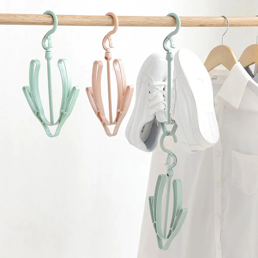 1 Pcs double hook Shoes Drying Hanger for Dehumidifying