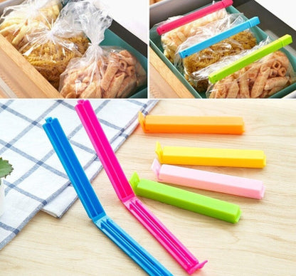 12Pcs Portable Kitchen Storage Food Sealing Bag Clips.